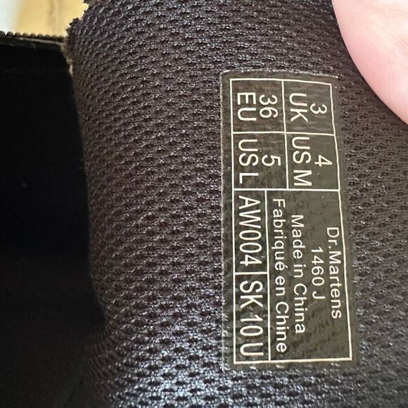 Dr Martens air wear rose gold combat boot size 5 - Picture 8 of 9